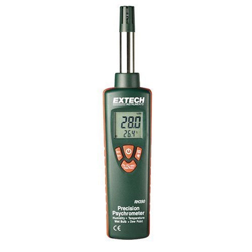 Extech RH390 Precision Dual Display Hygro Thermometer Psychrometer