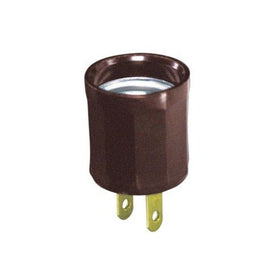 LAMPHOLDER ADAPTER BROWN by LEVITON MfrPartNo 00061-000