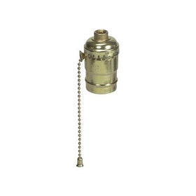 Cooper 980ABD Aluminum Brass Dipped Pull Chain Electrolier Lampholder Light Socket