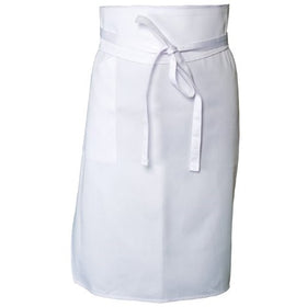 Chef Works Men's Tapered Chef Apron, White, 32-Inch Length by 21-Inch Width