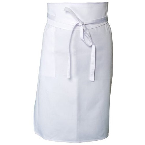 Chef Works Men's Tapered Chef Apron, White, 32-Inch Length by 21-Inch Width