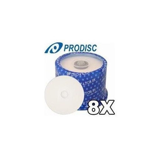 Spin-X White Inkjet Hub Printable 8X DVD-R Media 200 Pack in Cake Box (47DR8-WIH50C)