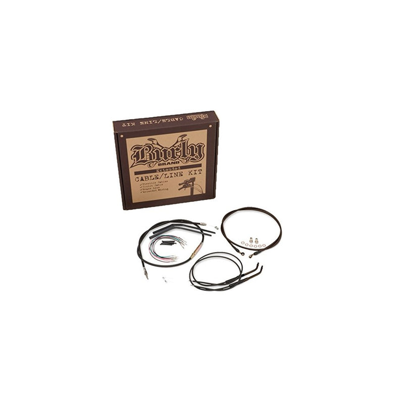 BURLY B30-1003 Cable/Brake Line Kit for 16" Height Apehanger Handlebars