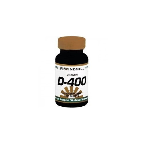 VIT D TABS 400IU WMILL 250