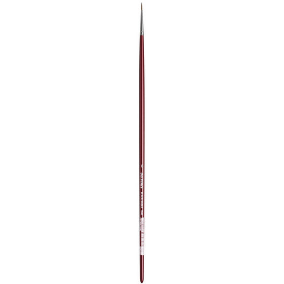 da Vinci Oil & Acrylic Series 1640 Oil Paint Brush, Round Russian Black Sable, Size 0 (1640-0)