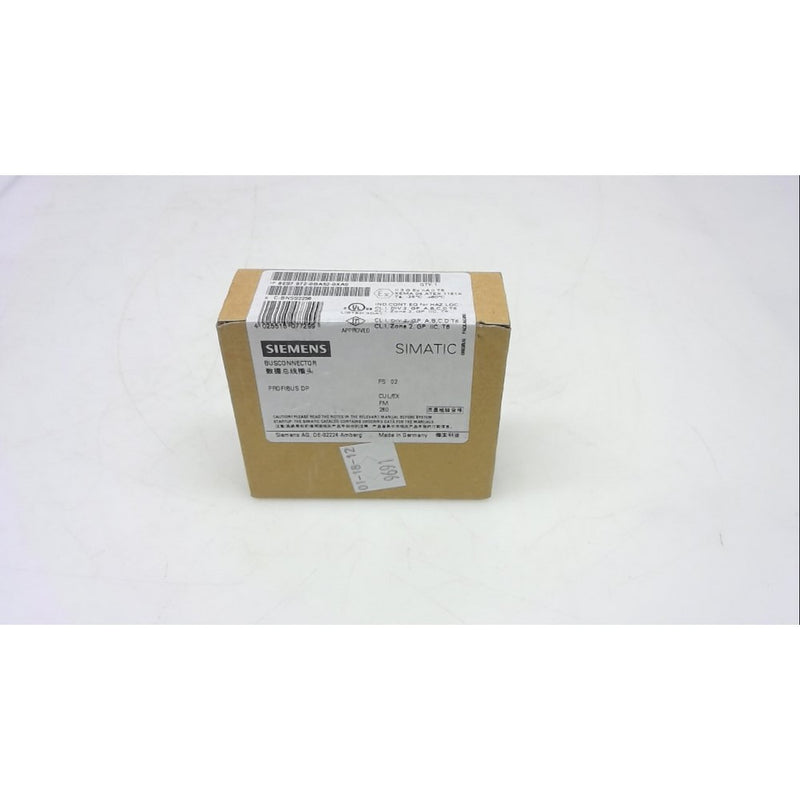 SIEMENS 6ES7 972-0BA52-0XA0 , BUS CONNECTOR PROFIBUS DP 6ES7 972-0BA52-0XA0