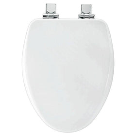 Bemis 19170CHSL 000 Slow Close Elongated Closed Front Toilet Seat, White