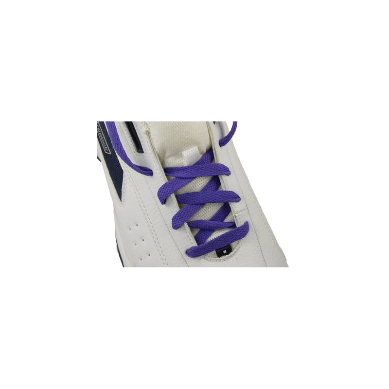 Flat Shoelaces Purple 45" 7 Pr. Eyelets 8mm Width Sneakers Shoelace