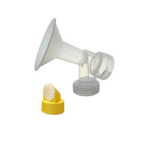 25 mm One-Piece Breastshield w/ Valve and Membrane for Medela Breast Pumps; Made by Maymom