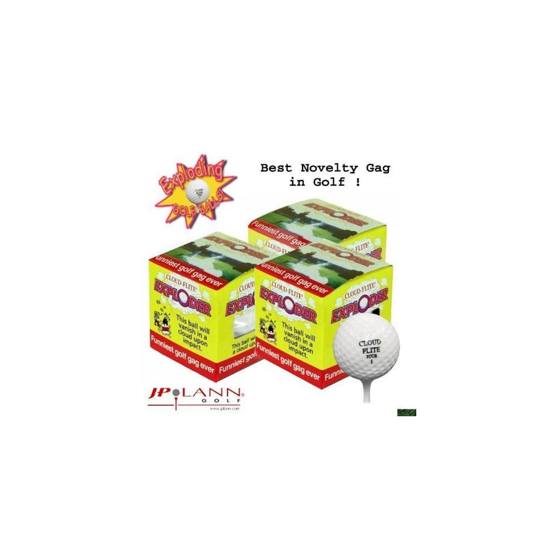 Exploding Golf Ball - Pack of 3