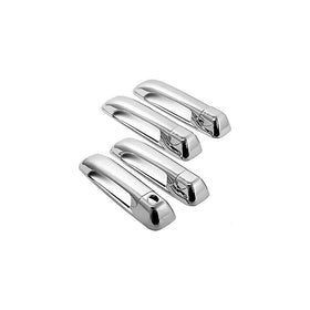 MaxMate 10-12 Dodge Ram 2500/3500/HD/09-13 Ram 1500/05-10 Jeep Commander/Grand Cherokee Chrome 4 Doors Handle Cover W/O Passenger Side Keyhole