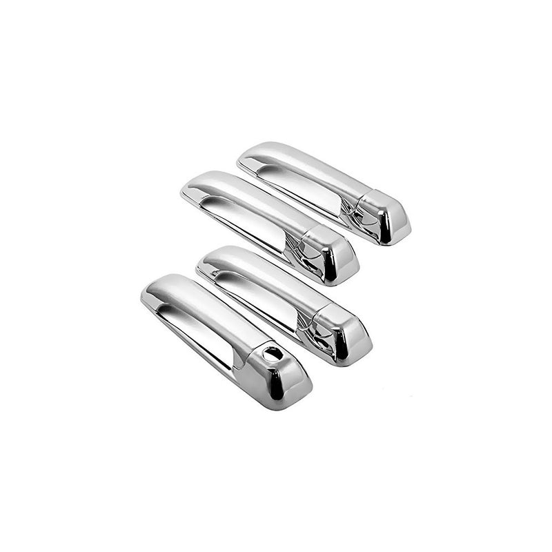 MaxMate 10-12 Dodge Ram 2500/3500/HD/09-13 Ram 1500/05-10 Jeep Commander/Grand Cherokee Chrome 4 Doors Handle Cover W/O Passenger Side Keyhole
