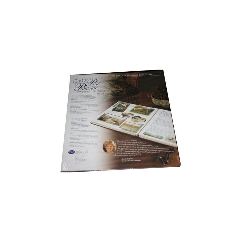 Creative Memories 12 X 12 Page Protectors 15 Sheets 1 Bonus Protector