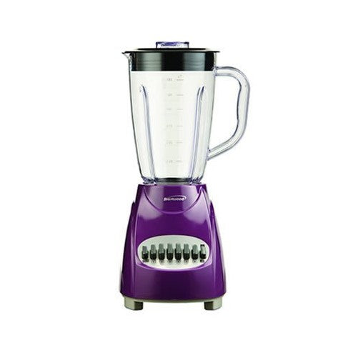Brentwood Appliances JB-220PR 12-Speed Blender Plastic Jar, Purple