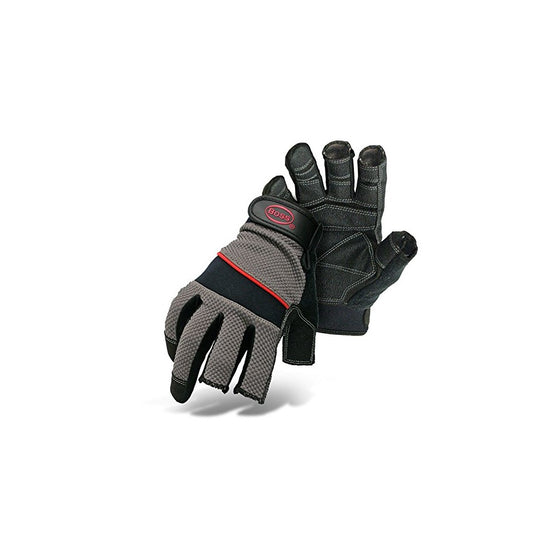 Carpenter Utility Glove With Three Open Fingertips
