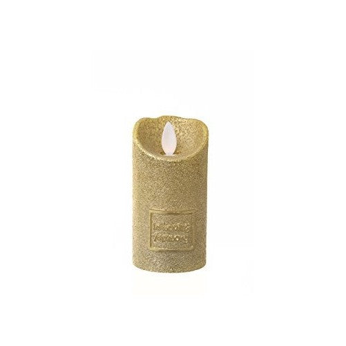 Gold LED Memorial Candle Holder - In Loving Memory