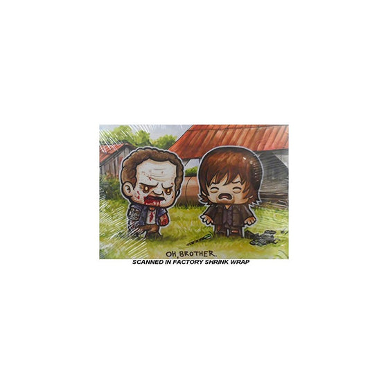 Walking Dead Merle & Daryl Dixon Super Emo Friends Lootcrate October 2014 Exclsuive Mini 7x5-inch print by JSalvador