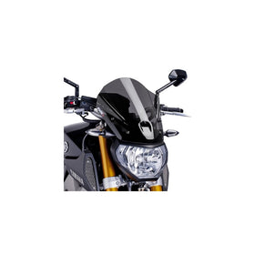 Puig 6861F Dark Smoke Windshield (New Gen Touring Yamaha Fz-07 14'-17')