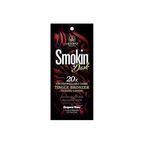 3 Packets of Smokin Dark Tingle Bronzer Tanning Lotion