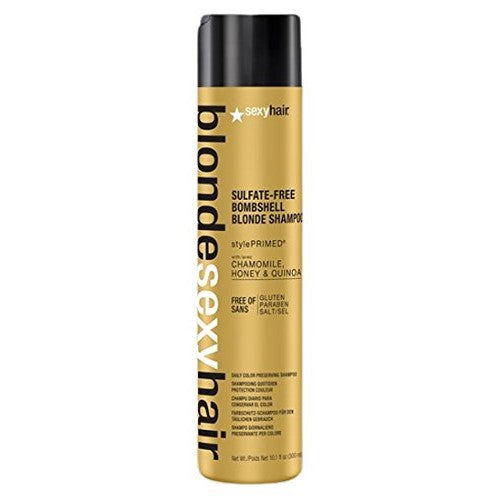 Sexy Hair Blonde Sulfate-Free Bombshell Shampoo, 10.1 Ounce