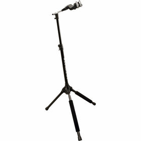 Ultimate Support GS-1000 PRO Genesis Series Guitar Stand with Locking Legs and Self-closing Yoke Security Gate