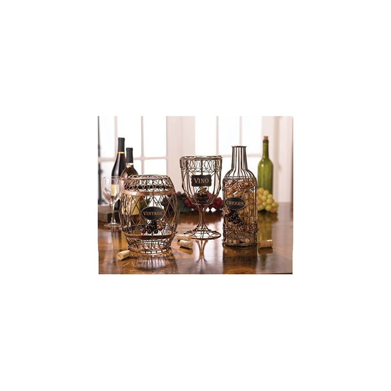 Barrel Wine Cork Keeper Collector By Grasslands Road