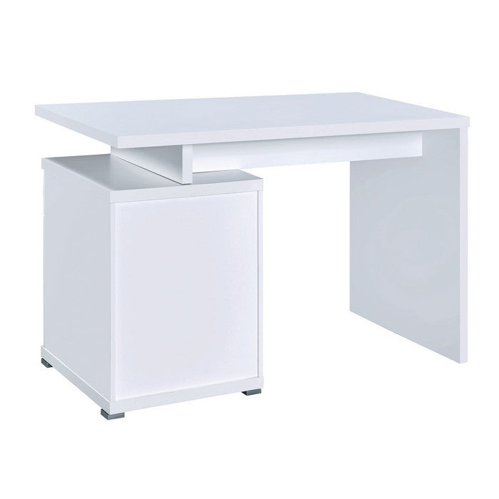 Gorgeous white Wooden desk with cabinet
