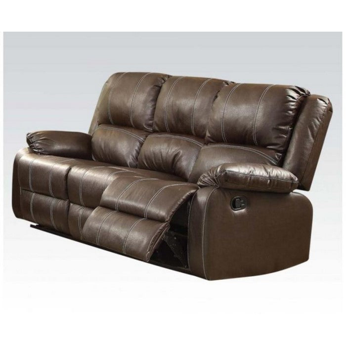 Modish Polyurethane Sofa (Motion), Brown