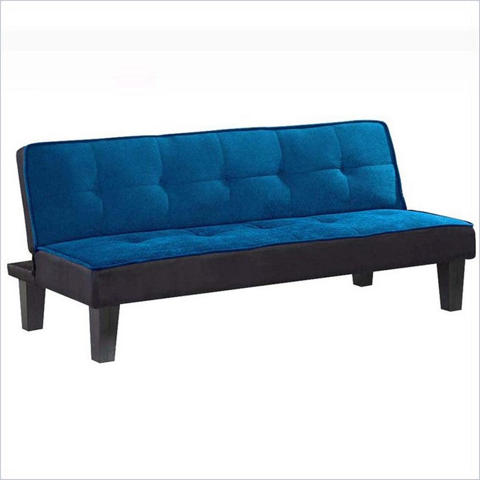 Flannel Fabric Adjustable Sofa, Blue