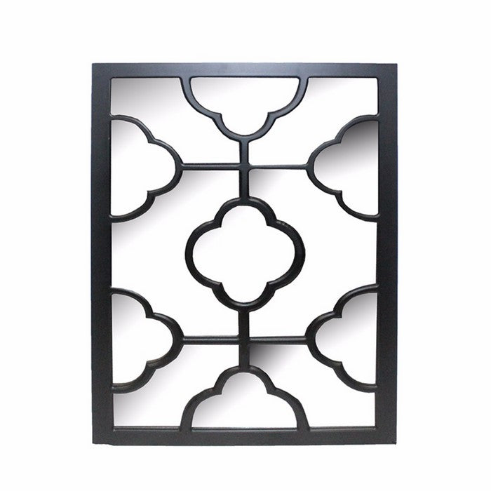 Elegantly Charmed Wooden WallDecor, Black