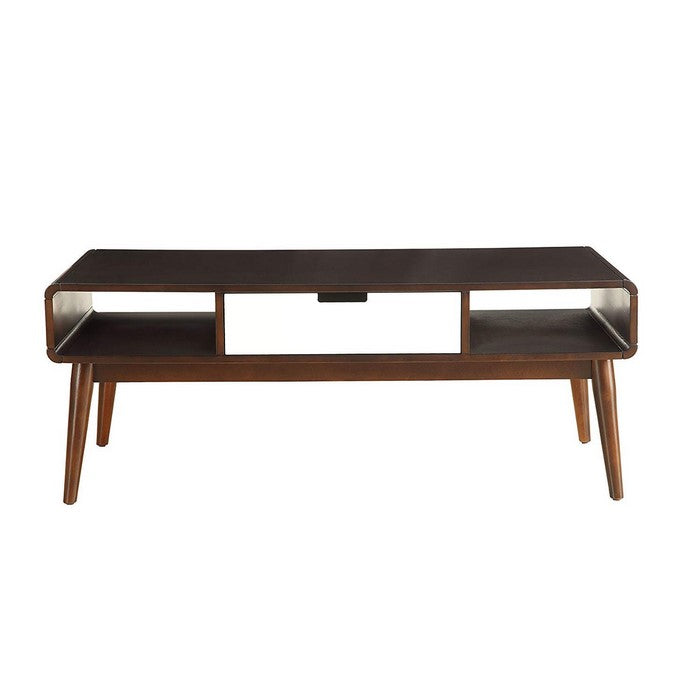 Trendy Coffee Table, Espresso & White