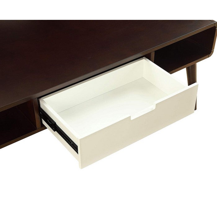 Trendy Coffee Table, Espresso & White