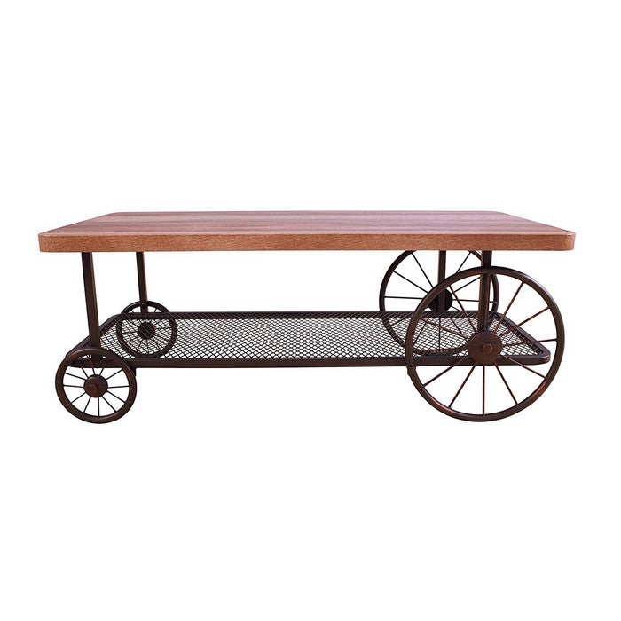 Modish Coffee Table, Oak & Antique Gray