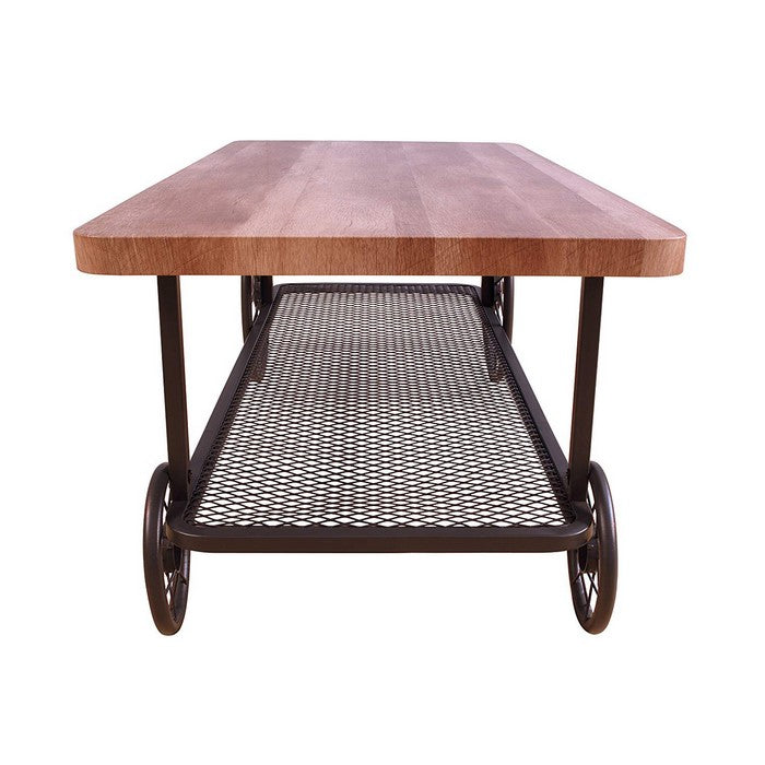 Modish Coffee Table, Oak & Antique Gray