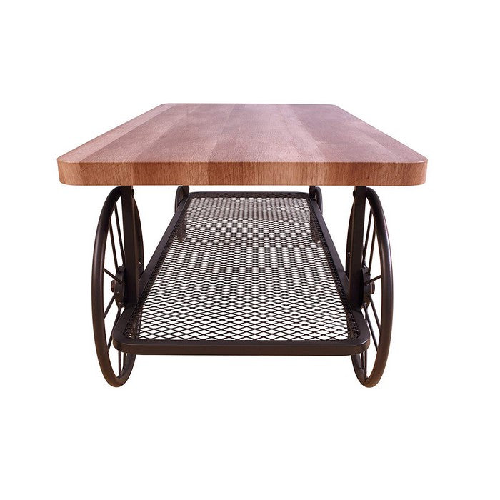 Modish Coffee Table, Oak & Antique Gray