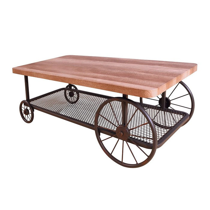 Modish Coffee Table, Oak & Antique Gray