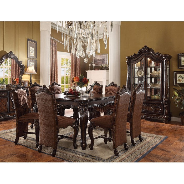 Splendid Counter Height Table With Square Top, Cherry Oak