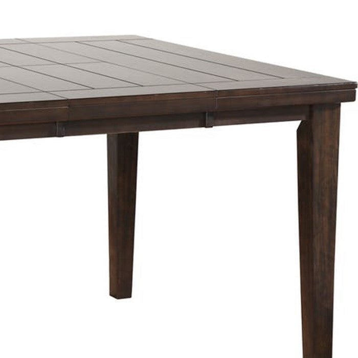 Urbane Counter Height Table With Square Top, Espresso Brown
