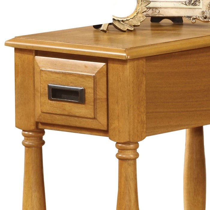 Enchanting Side Table, Light Oak Brown