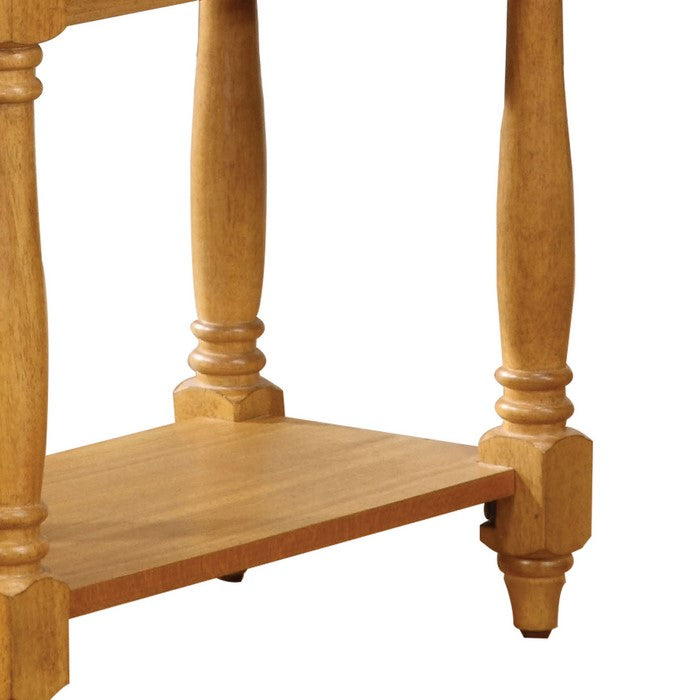 Enchanting Side Table, Light Oak Brown