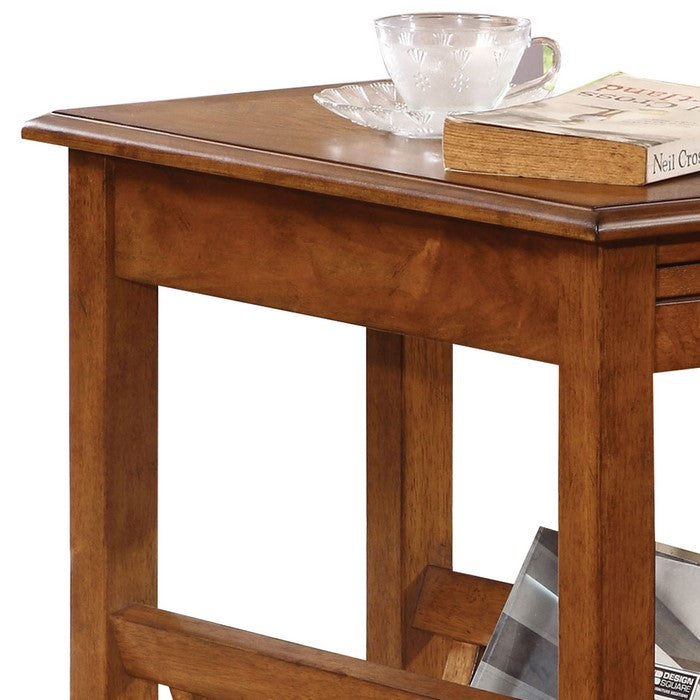 Impressive Side Table, Brown