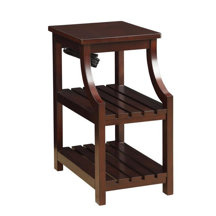Modish Side Table (USB), Espresso