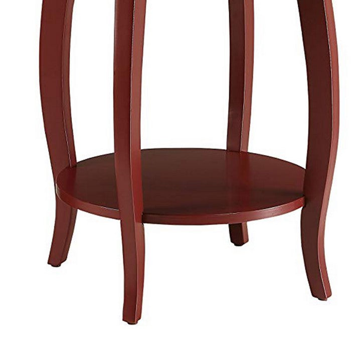 Trendy Side Table, Red