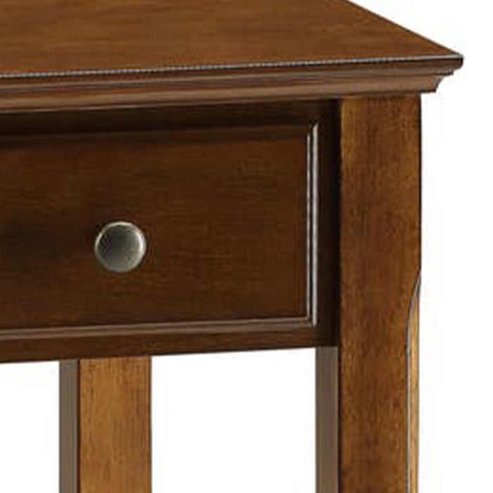 Smart Looking Side Table, Walnut Brown