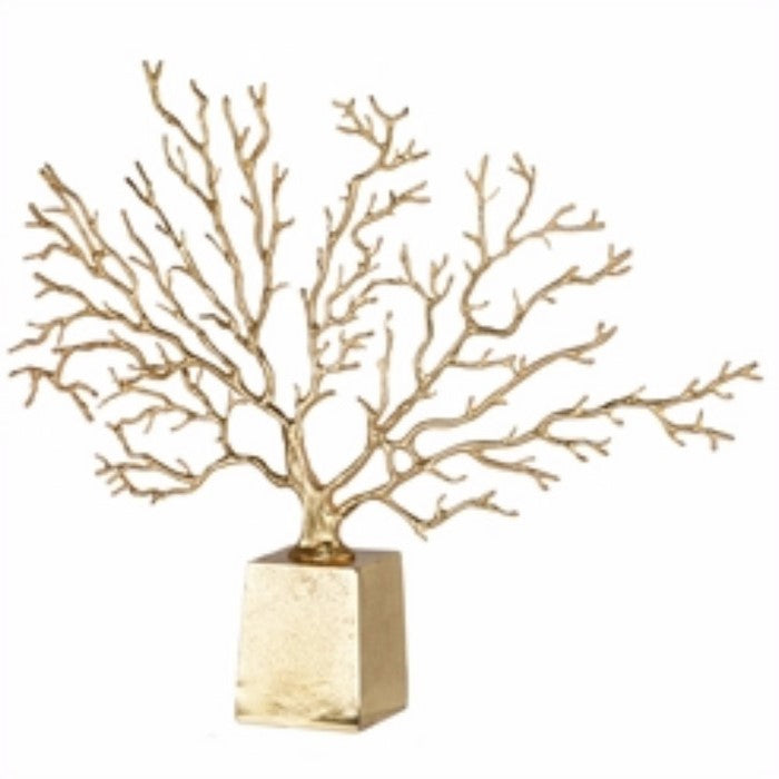 Captivating Metal Tree Accent, Gold