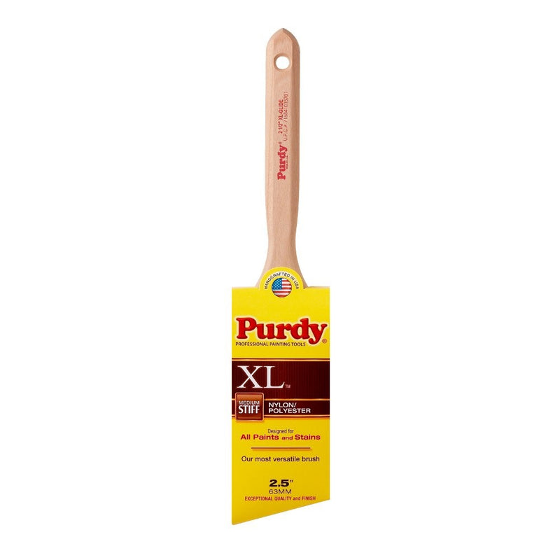 Purdy 144152325 XL Series Glide Angular Trim Paint Brush, 2-1/2 inch