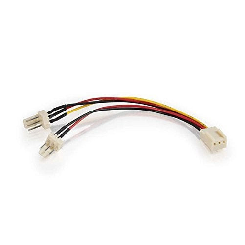 C2G/Cables to Go 27391 3-pin Fan Power Y-Cable (4 Inch)