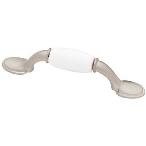 P50011V-SNW-C7 5-Inch Ceramic Insert Spoon Foot Pull (w/ 3-Inch Center Holes)