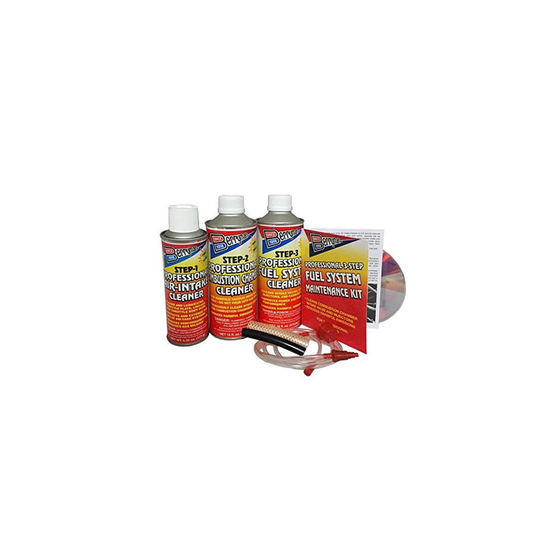 Berryman 2630 B-12 Chemtool Professional 3-Step Fuel System Maintenance Kit, 2 Net 16 oz. Cans and 1 Net 9 Oz.