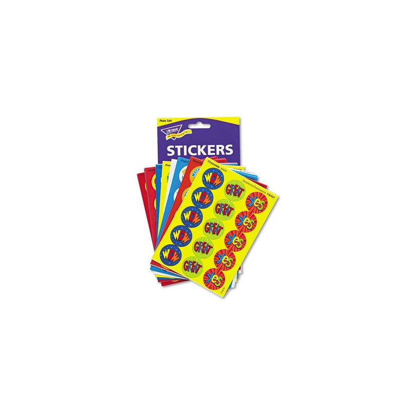 Trend T6490 Stinky Stickers Variety Pack, Praise Words, 435/pack